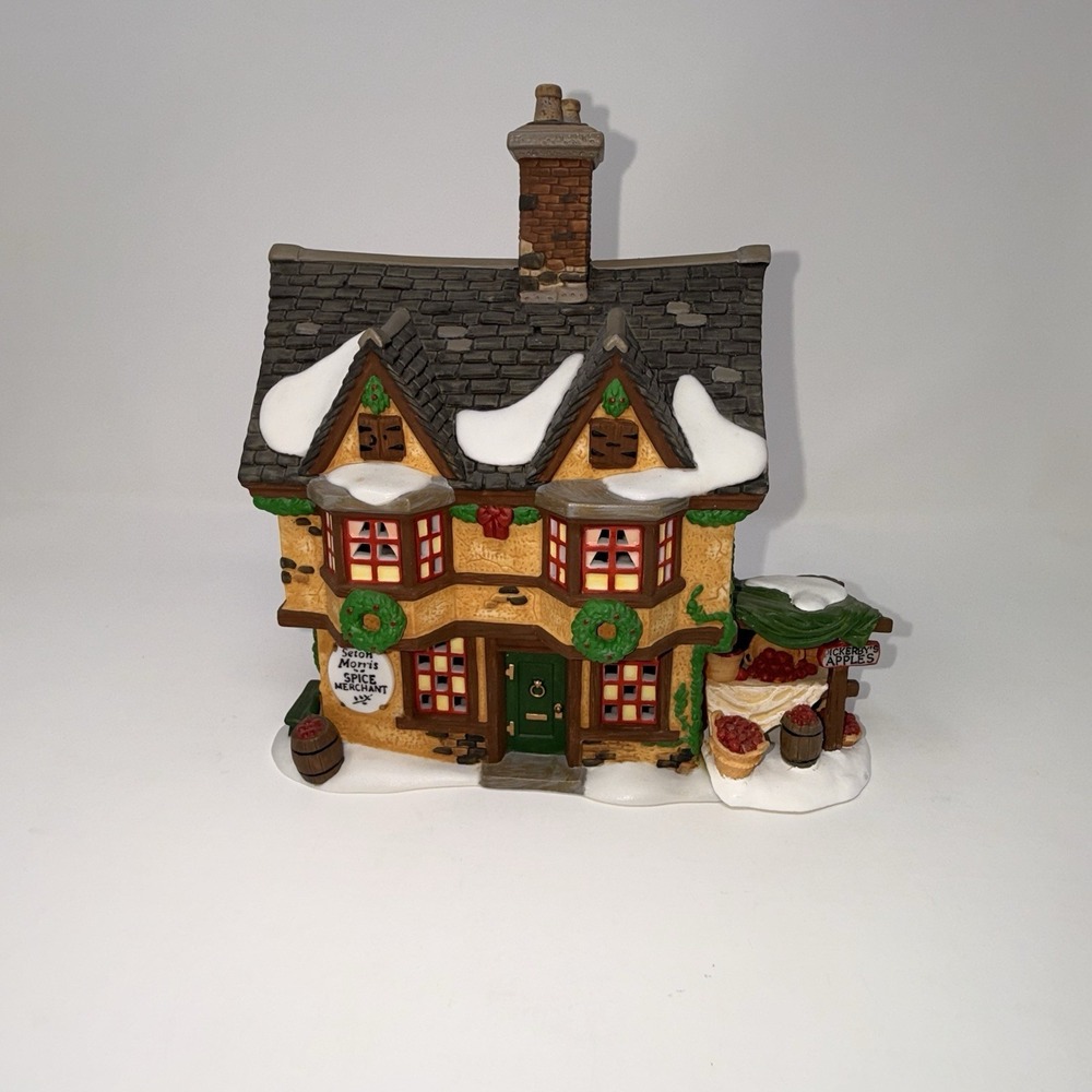 Dept. 56 Dickens Village Seton Morris Spice Merchant Gift Set #58308 *Pls Read*